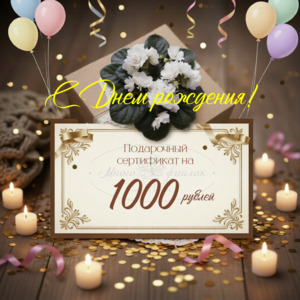 День Рождения (1000, 1500, 2000 руб.)